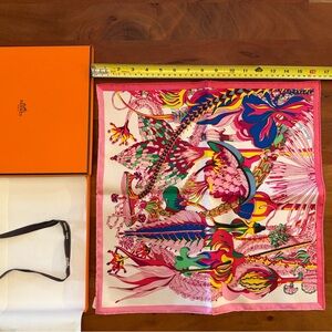 Hermes scarf pink brand new